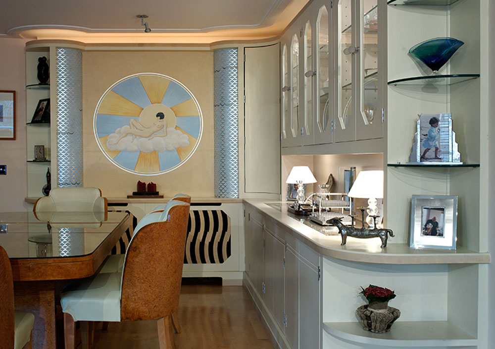 art deco dining room design